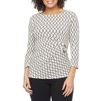 jcpenney 3/4 sleeve tops|jcpenney women tops on clearance.